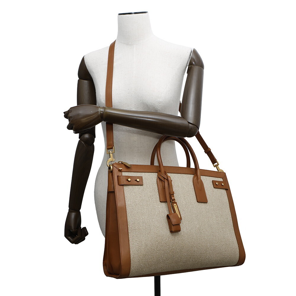 Saint Laurent Paris Sac de Jour Tote Bag Shoulder - Picture 5 of 11